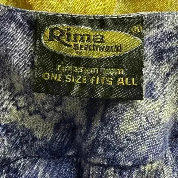 Rima BeachWorld Tank Colorblock Embroidered Womens One Size Fits Most - Picture 8 of 10